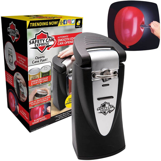 Smooth Touch Electric Black Can Opener For Sale